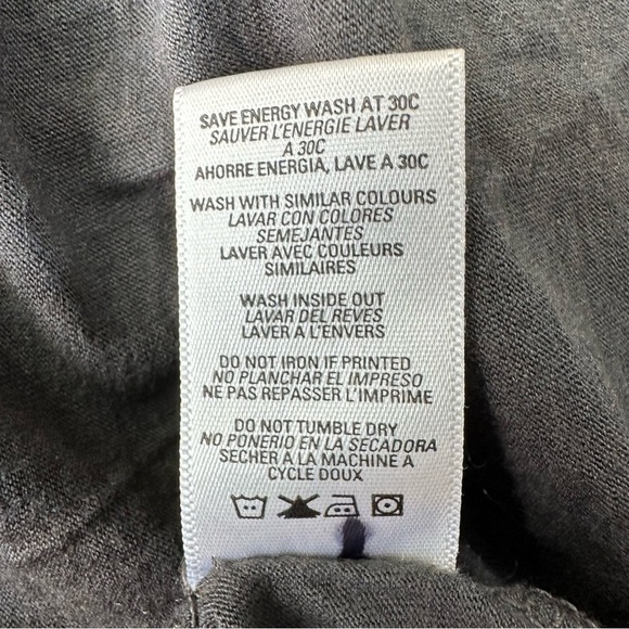 Sundry Destinations 3/4 Sleeve Gray Travel Tee T-Shirt Top, OS - Picture 10 of 10